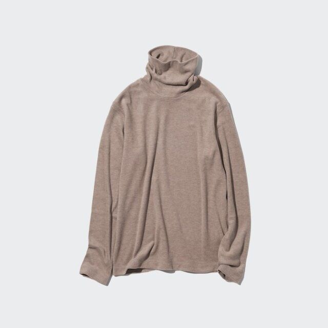 ユニクロ ヒートテックフリースタートルネックT