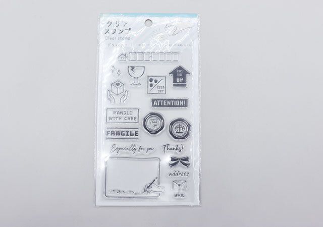 キャンドゥのクリアスタンプ デリバリーのパッケージ
