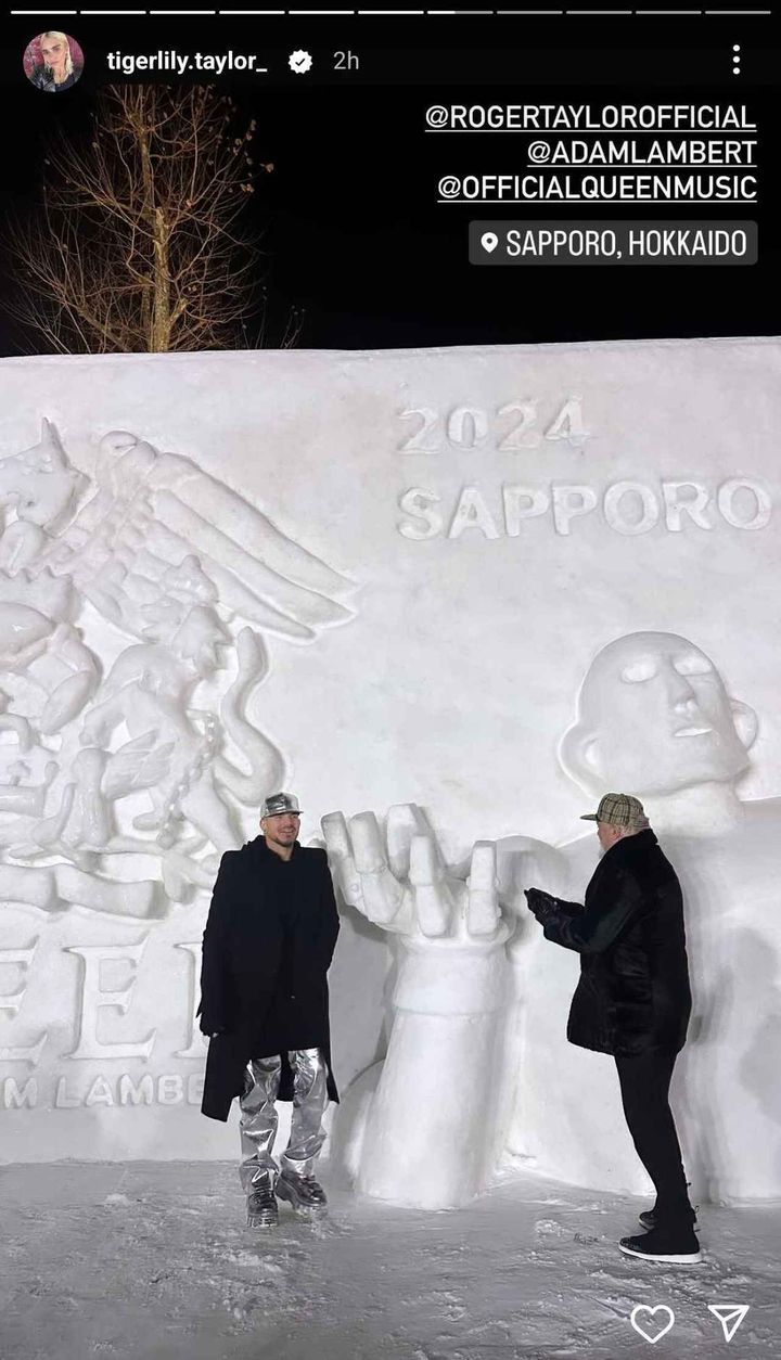 画像2: さっぽろ雪まつりにクイーンの像が登場