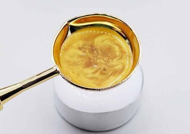 シーリングワックス用スプーンのつぼ部分