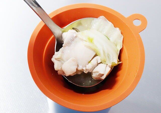 こぼさず注げる畳める大口径シリコーンジョウゴの使用感