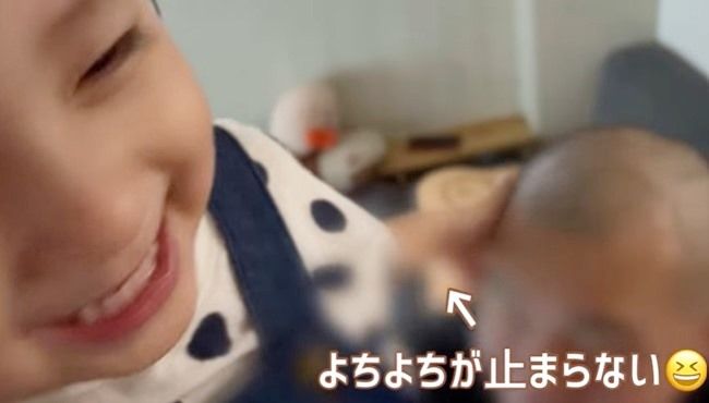 今日はパパが丸刈りに大変身！