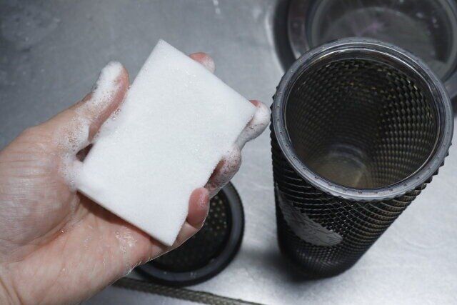 セリアの使い切りスポンジ26枚 泡立ちソフトタイプの使用例