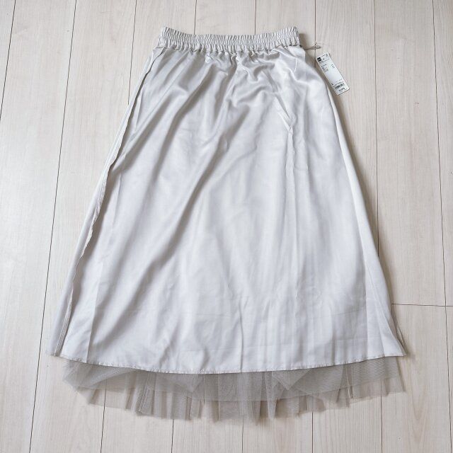 GUのチュールロングスカートの裏地