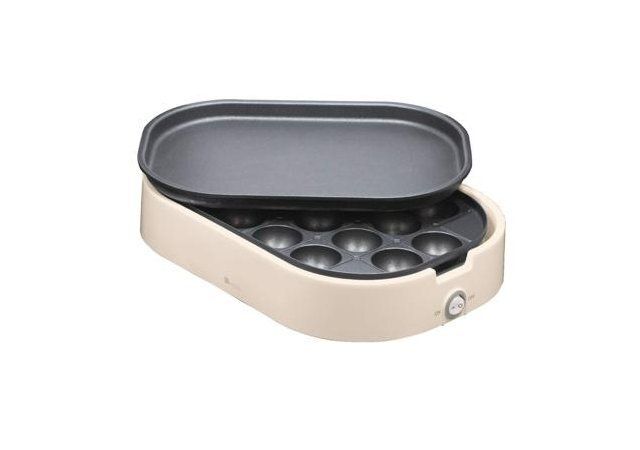 ニトリ デコホームのモカカラーのたこ焼き＆ミニホットプレート