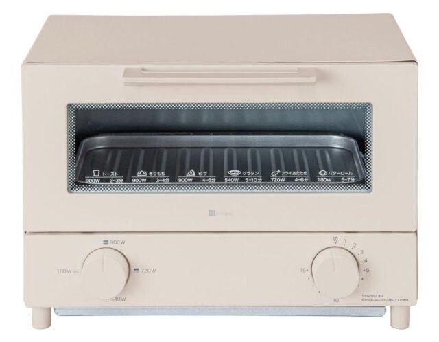 ニトリ デコホームのモカカラーのW切替式オーブントースター