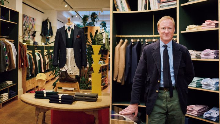 〈DRAKE’S〉クリエイティブディレクターのマイケル・ヒル