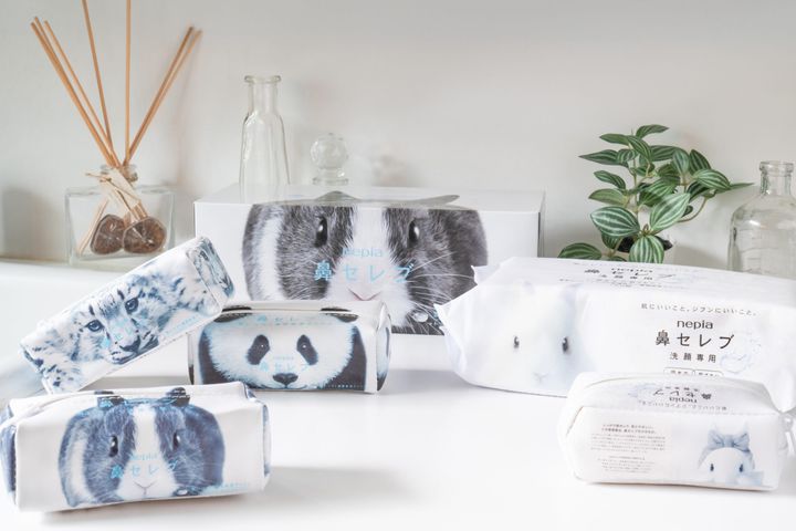 「nepia 鼻セレブ ポーチコレクション」のイメージビジュアル