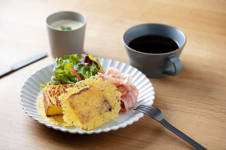 羽根つきフレンチトースト