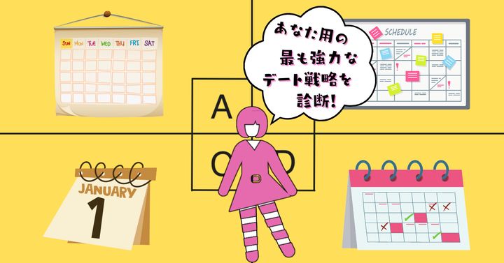 どれを使う？【心理テスト】あなた用の最も強力なデート戦略を診断！