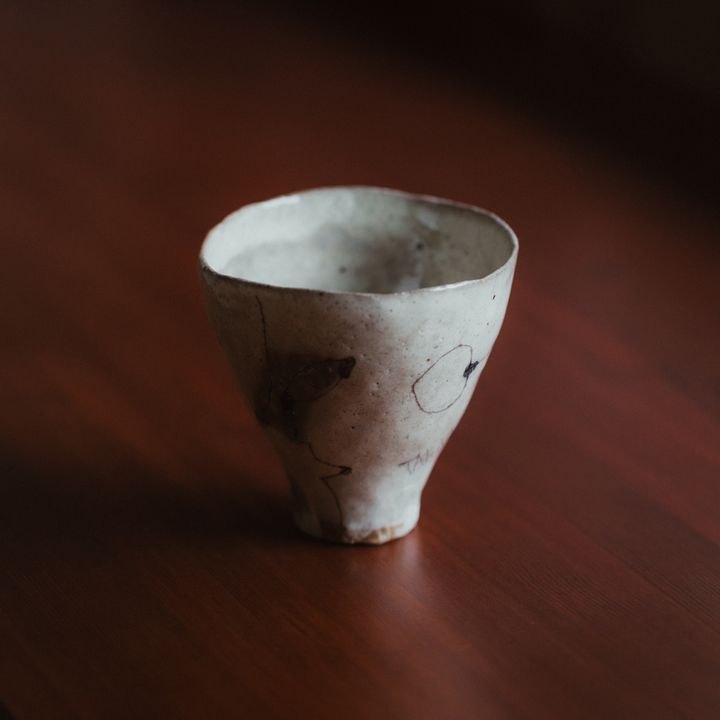 作陶家の義父・小髙辰也の湯呑