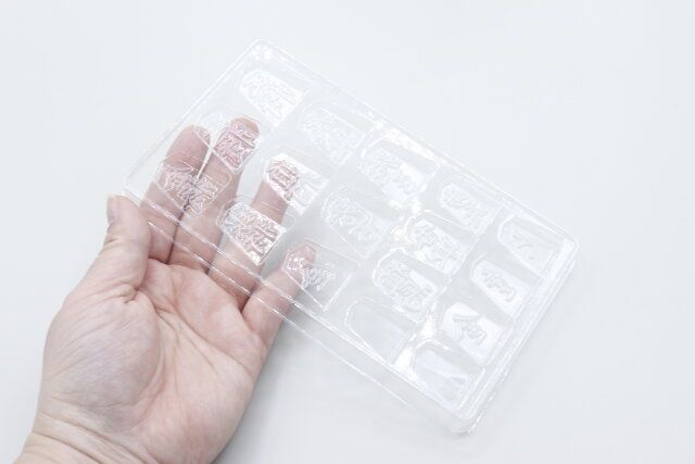 セリアのPETチョコモールド 将棋駒型