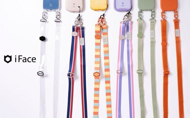 Hamee楽天市場の春色カラーのショルダーストラップ