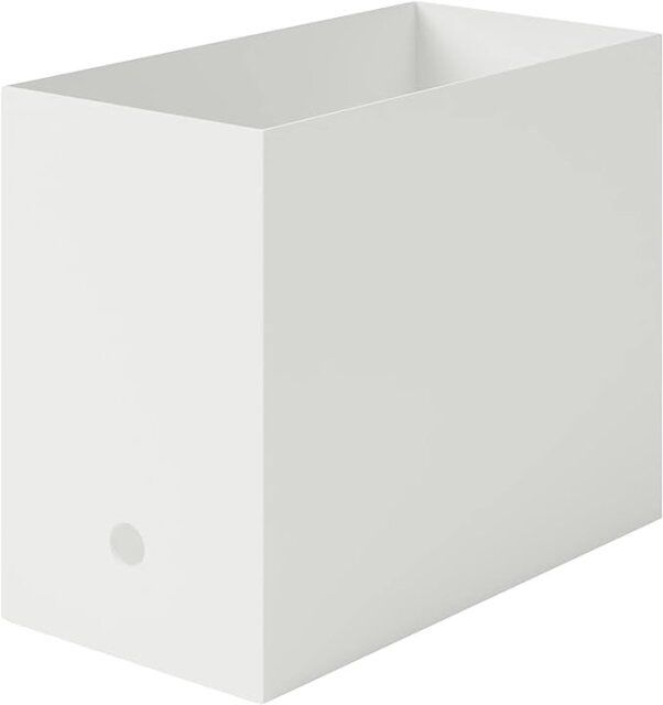 無印良品のポリプロピレンファイルボックス・スタンダードタイプ・ワイド・A4用ホワイトグレー