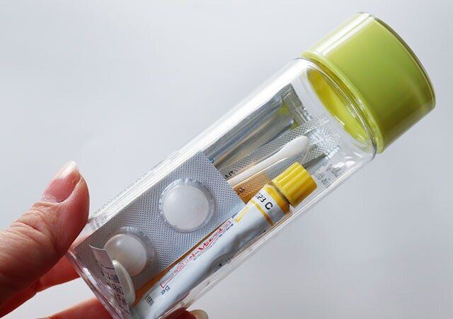 セリアのドリンクボトル 150 SP 付 seaは災害ボトルにもおすすめ