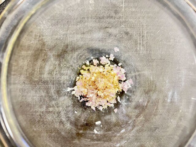 旬の魚のタルタル レシピ 調味料を混ぜ合わせる