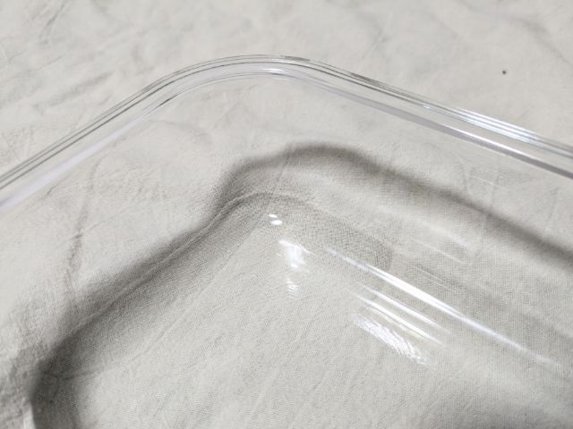 ガラス容器のアップ