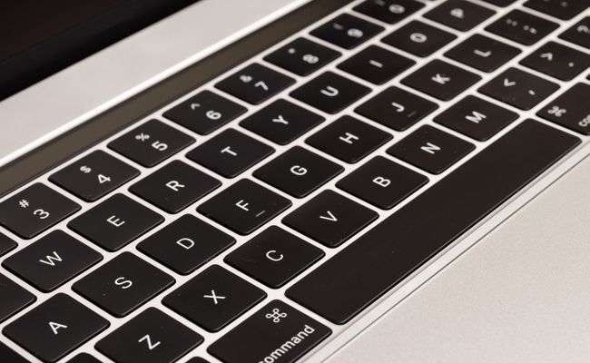 ノートパソコンのキーボード