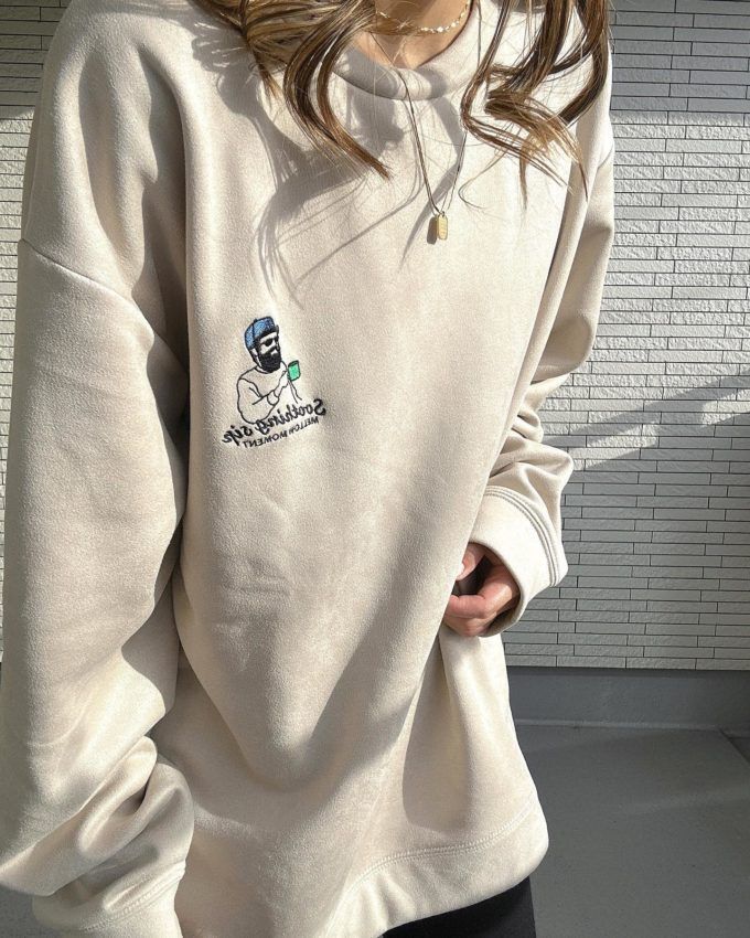 しまむらメンズの「カットスウェットDオジサンプルオーバー」