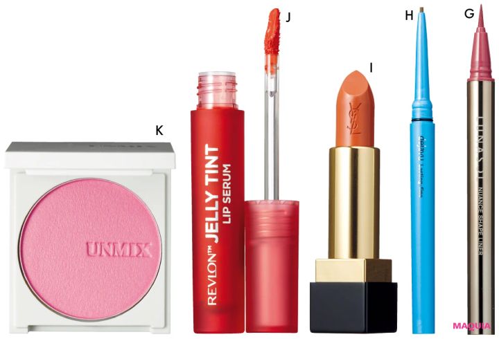 俳優・福本莉子さんの脱グラデシャドウな春メイク。質感コントラストでゆるく柔らかな表情に_6