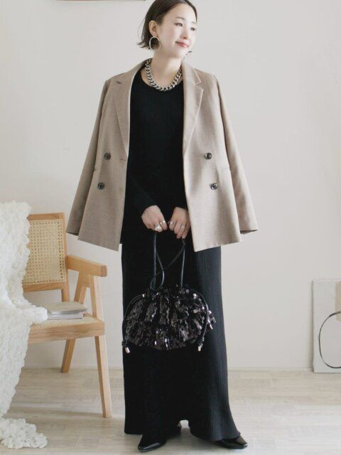 春のジャケットコーデ