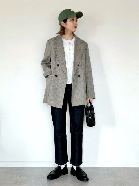 春のジャケットコーデ