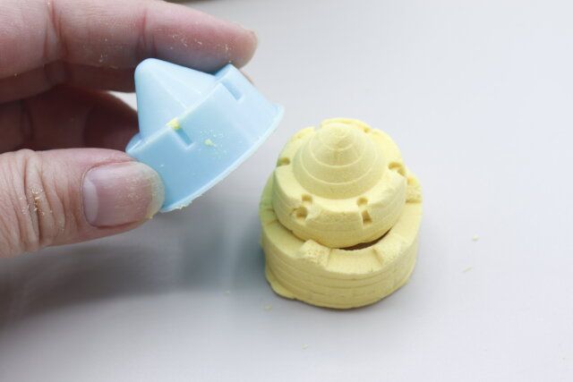 スリーピーのおうちでふしぎな砂あそびは色々な種類の型が付いている