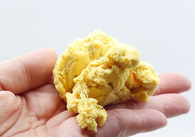 スリーピーのおうちでふしぎな砂あそびは形を作った後しばらくすると元に戻る