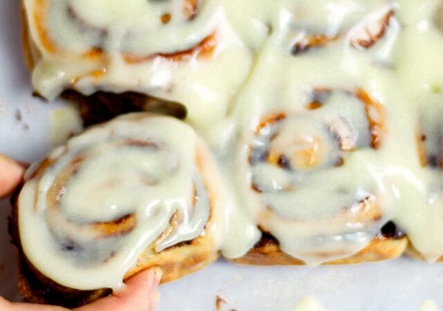 シナボン シナモンロール レシピ 完成