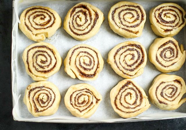 シナボン シナモンロール レシピ 生地を二次発酵させる