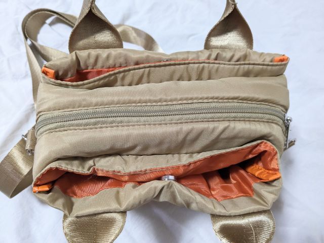 バッグを上から見たところ