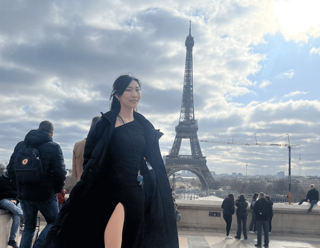 エッフェル塔での撮影画像