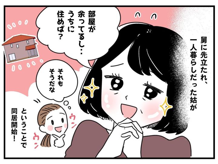 画像1: 同居してるからって……