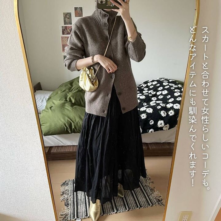 スフレカーディガンUNIQLO_01