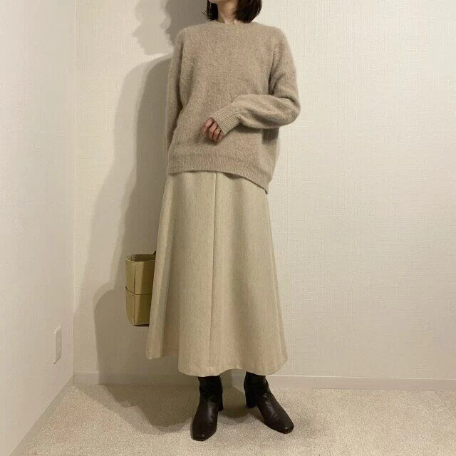 大人のゆったりニットNGコーデ