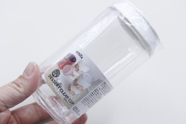 セリアのデザートクリアカップ 