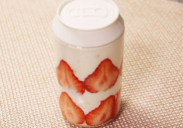 セリアのデザートクリアカップ 