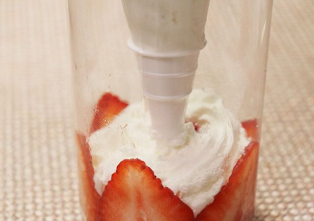 セリアのデザートクリアカップ 