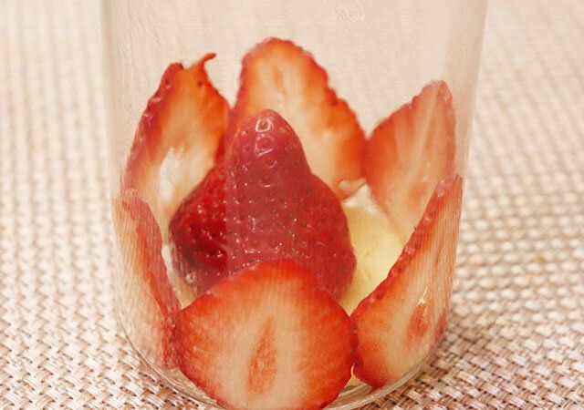 セリアのデザートクリアカップ 