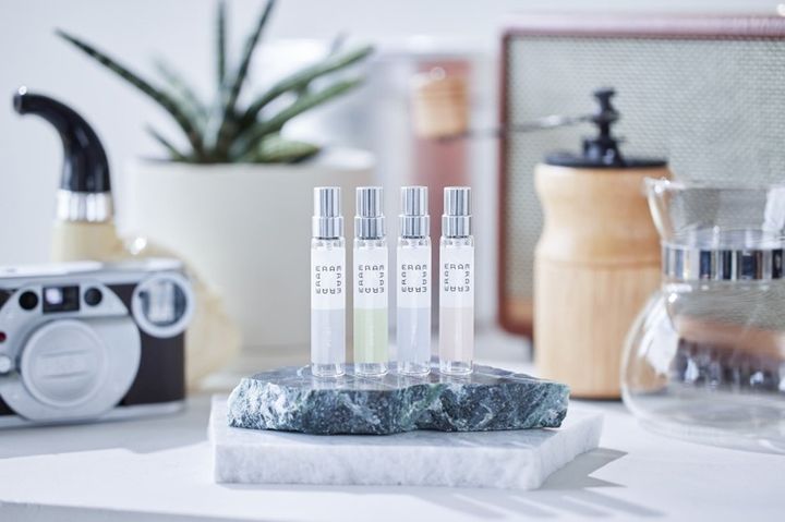 好みの香りを提案してくれる香水サービス《ERAM》初リアル店舗を、大丸松坂屋百貨店のショールーミングスペース「明日見世」に出品