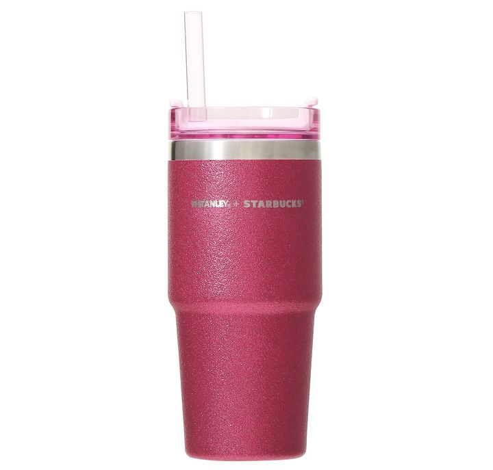 「3WAYステンレスタンブラーSTANLEY グリッタービビッドピンク」473ml 4600円