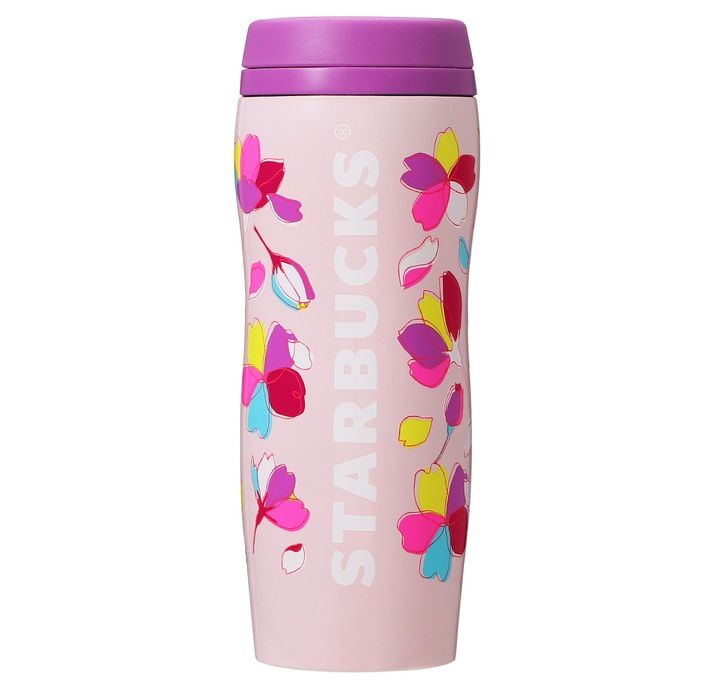 「SAKURA2024カーヴドステンレスボトル カラフルペタル」355ml 4600円