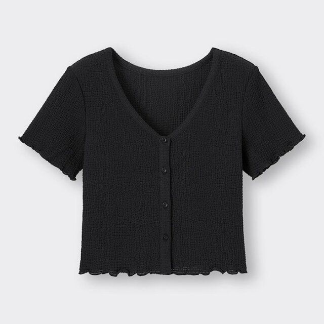GUのおすすめ新作黒トップス
