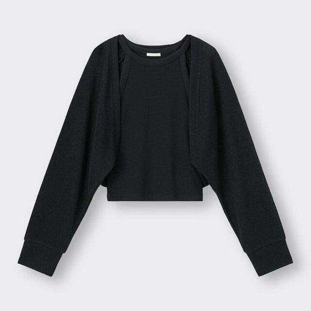 GUのおすすめ新作黒トップス