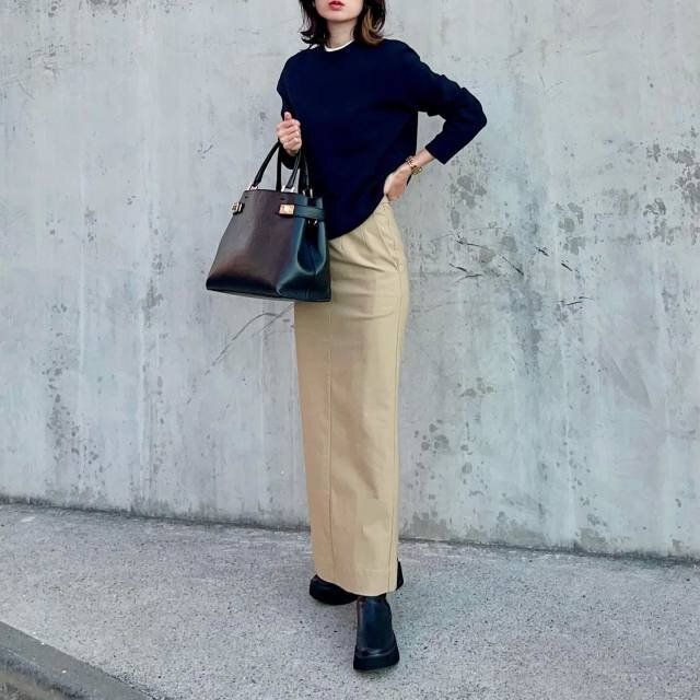 大人におすすめの春シフトスカートコーデ