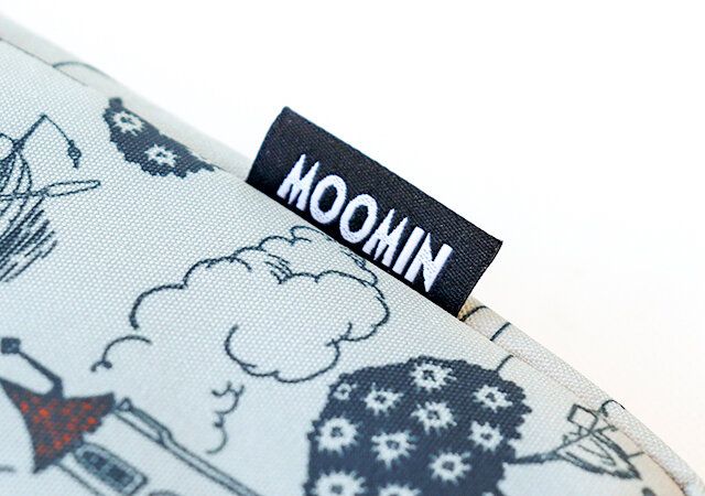 リンネル4月号付録 創刊号 ムーミン PCやタブレットも入るマルチバッグ ロゴタグ