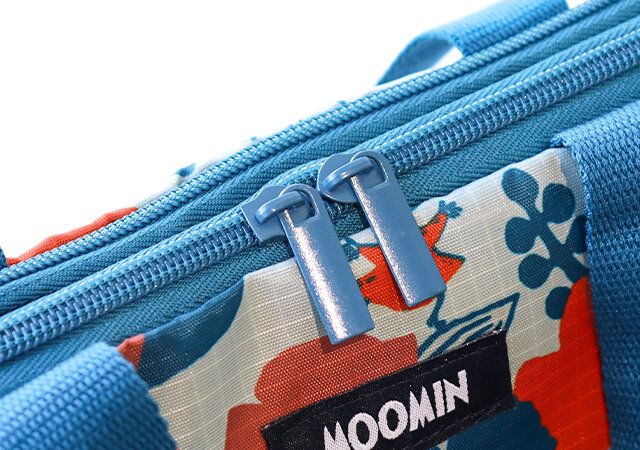 リンネル4月号付録 ムーミン 衣類をスリムに収納！リトルミイのファスナー圧縮ポーチ ファスナー