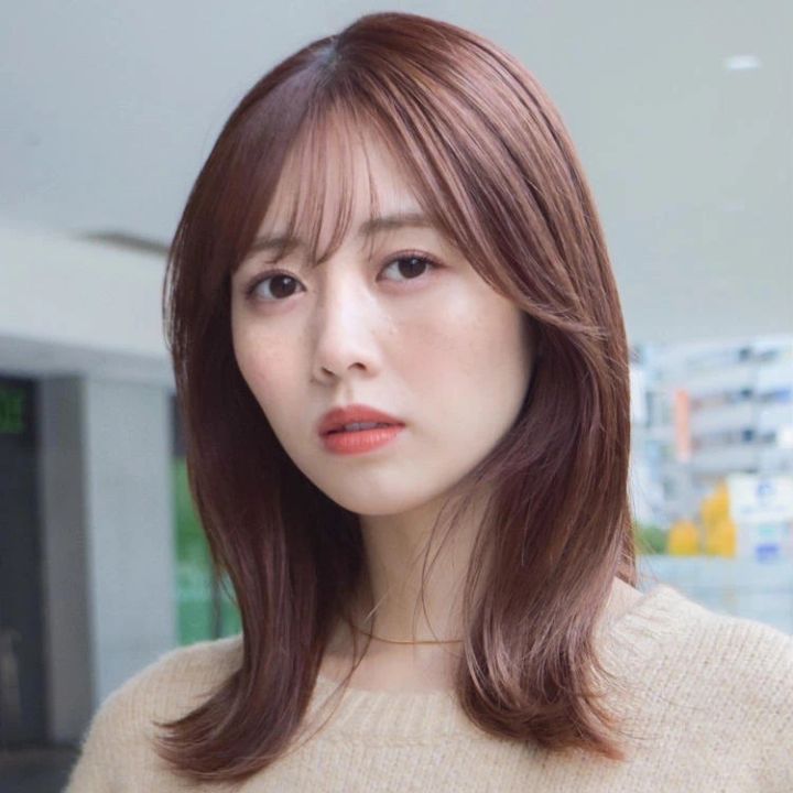 ミディアム 髪型 ヘア ヘアスタイル 大人 前髪あり 30代 40代