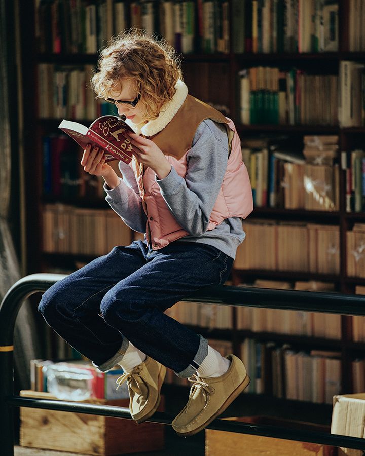 デニム×ベーシックな装いはピンクで上手に差し色を【本日のFUDGE GIRL-2月20日】