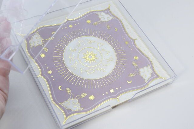 セリアの中身が見えるクリアな折り紙ケース